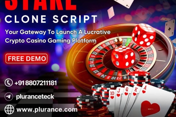 Launch your crypto casino platform easily with stake clone script