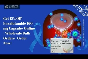 Get 15% Off Enzalutamide 160 mg Capsules Online | Wholesale Bulk Orders | Order Now!