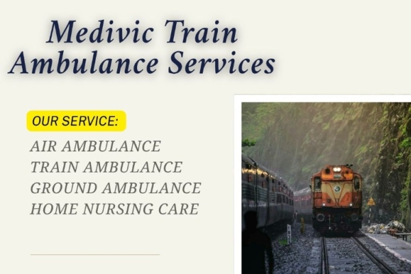 Medivic Train Ambulance Services in Bangalore provide the easiest booking and the lowest cost