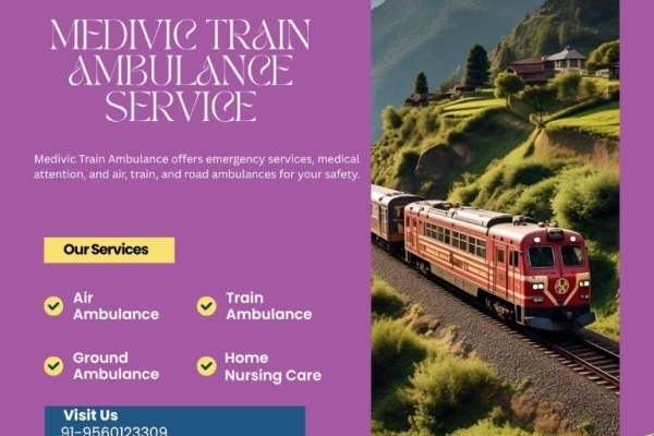 Medivic train ambulance in Kolkata offer the most recent iteration of fortunate and unexpected medical transport