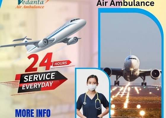 Pick Vedanta Air Ambulance Service in Ranchi with Modern Medical Equipment at Low-fare