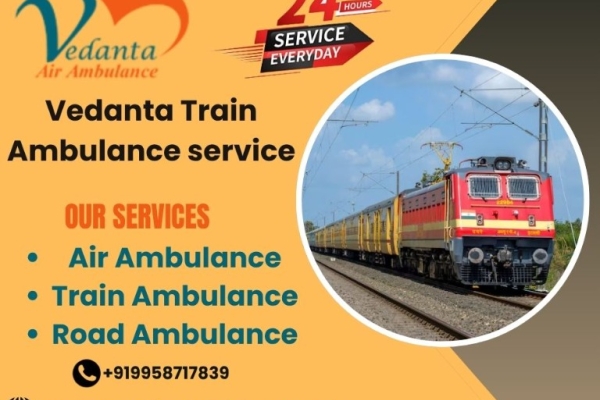 Vedanta ensures that the patient is provided with the best possible comfort with a train ambulance in Mumbai