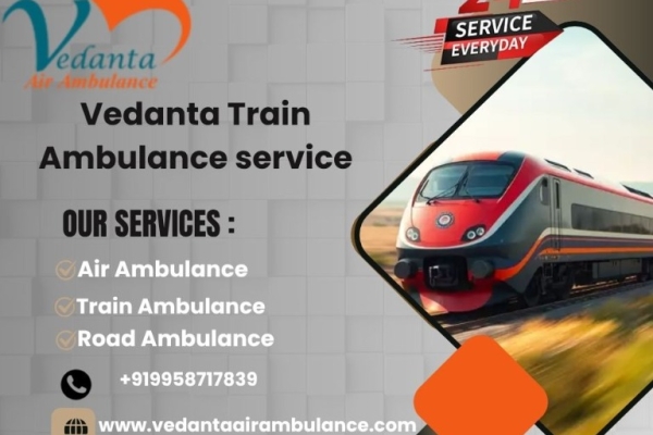 Vedanta Train Ambulance Services provides you with high-class medical services during travel