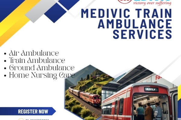 As a train ambulance, the Medivic Team in Patna has always been dedicated to their work