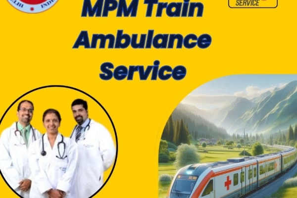 MPM Train Ambulance maintains the highest standards of cleanliness in Allahabad