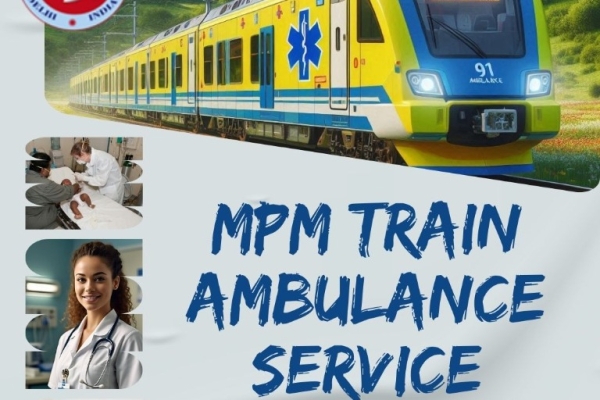 Guwahati's MPM Train Ambulance is reasonably priced, making it accessible to all