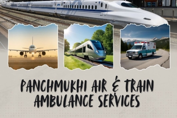 For long-distance travel, Panchmukhi Train Ambulance in Patna is the top choice