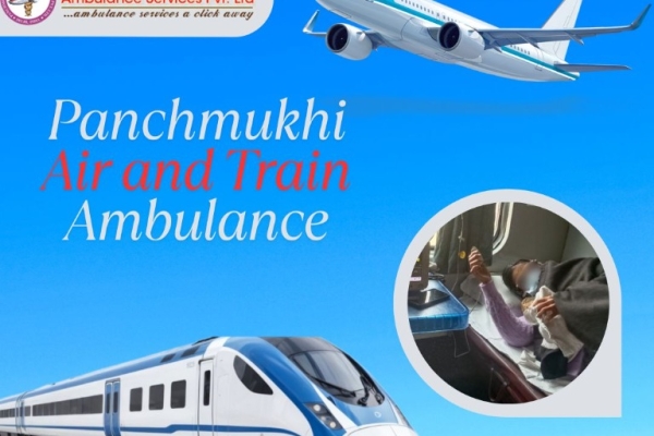 For patient relocation, Panchmukhi Train Ambulance Services in Guwahati is the best option