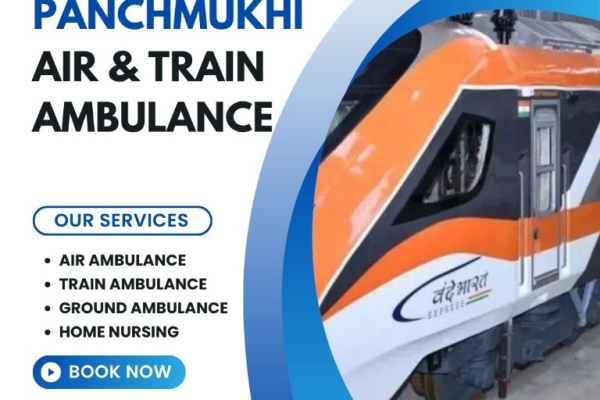 Panchmukhi Planned Critical Transit with Precision in Patna in a Train Ambulance