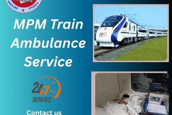 MPM Offers Assistance Outside the Hospital in Silchar in a Train Ambulance