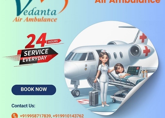 Travel with Complete Security and High-Grade Care at Vedanta Air Ambulance Services in Bhubaneswar