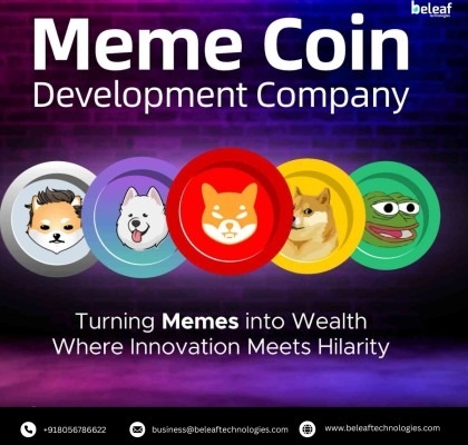 Leading Meme Coin Development Company - Beleaf Technologies