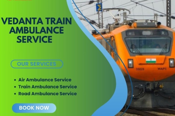 The Crew at Vedanta Manages Transit with Patience in Bhopal in a Train Ambulance