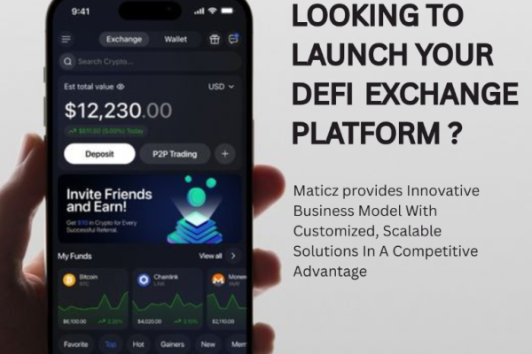 Revolutionize Your Crypto Trading with Maticz's DeFi exchange solutions