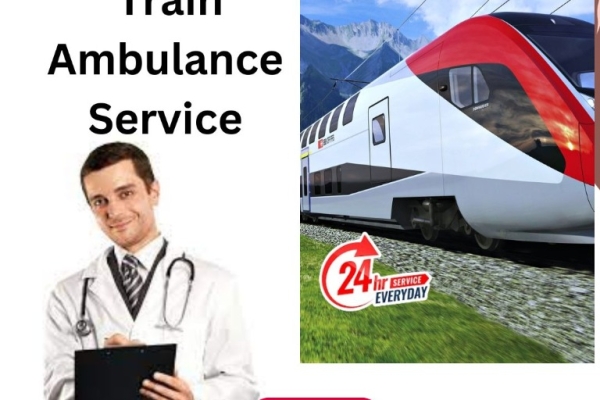 In Guwahati, reserve an MPM Train Ambulance for your medical transfer requirements