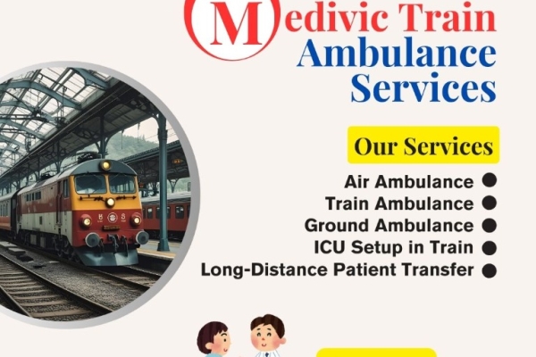Medivic Never Leave Anything Unturned during Transit in Patna in its Train Ambulance