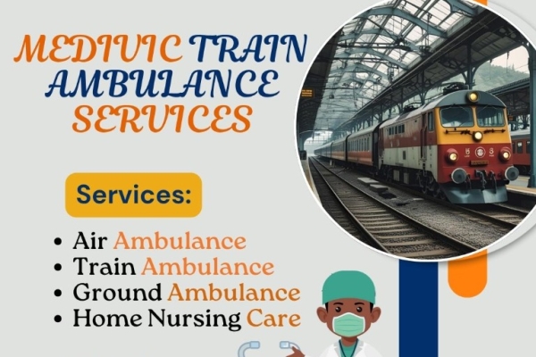 Medivic Train Ambulance in Lucknow Understands Any Situation and Treats it quickly