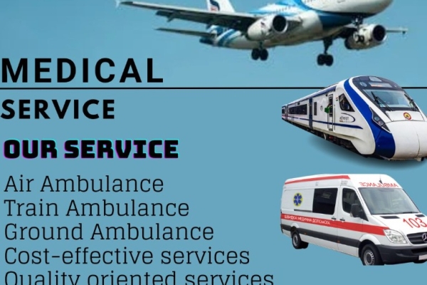 Panchmukhi Train Ambulance in Guwahati provides a cozy transit option