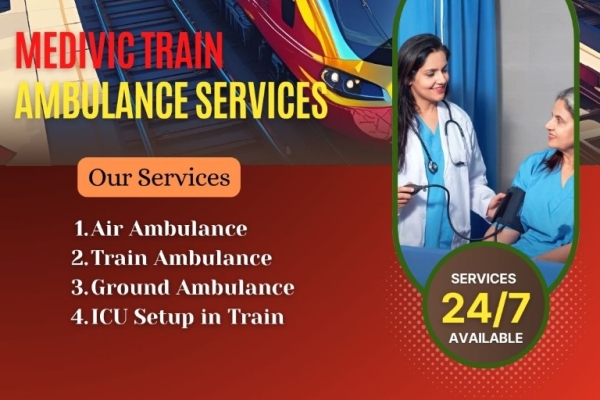 Medivic Does Not Stop In The Middle Of The Process In Ranchi In A Train Ambulance