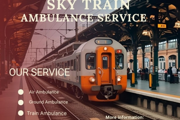 In Guwahati, Sky uses its train ambulance to handle family travel emergencies independently