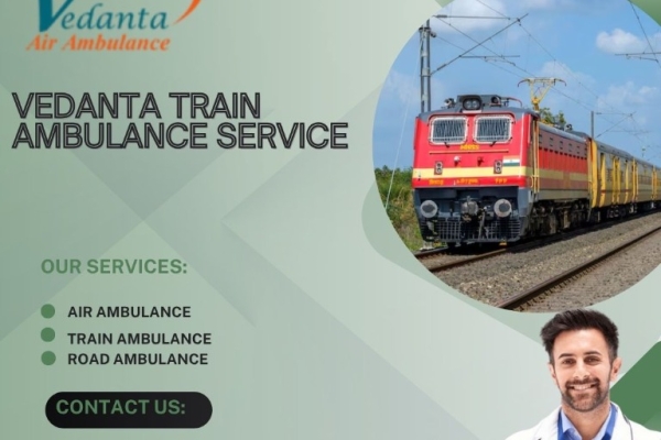 Vedanta's Train Ambulance provides qualified help for critical transportation in Kolkata