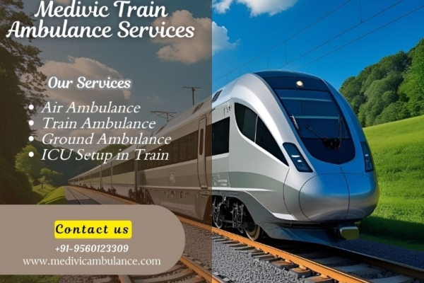 Medivic Offers Reliable Transit Setup in Kolkata with its Train Ambulance