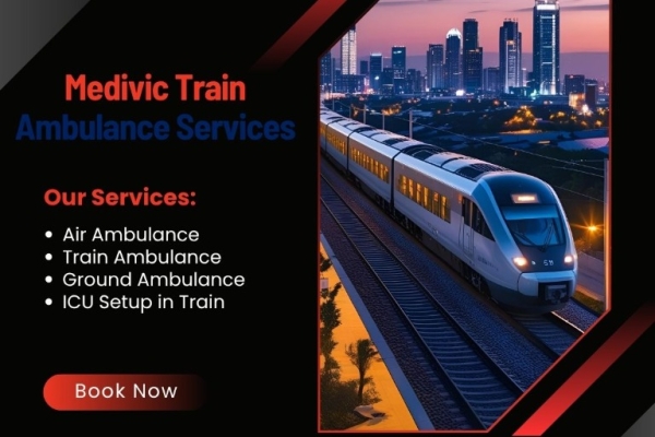 Medivic Eliminates Pressure From Every Side In Kolkata In Its Train Ambulance
