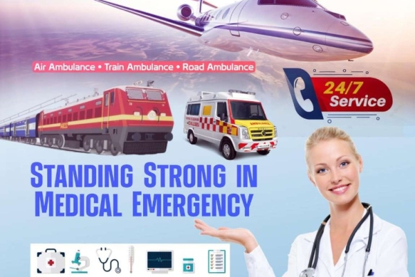 Take On Rent Panchmukhi Air Ambulance from Patna at a Low Cost