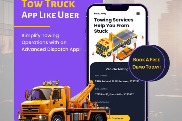 Revolutionize Your Towing Operations with SpotnRides' AI-Powered Tow Truck App