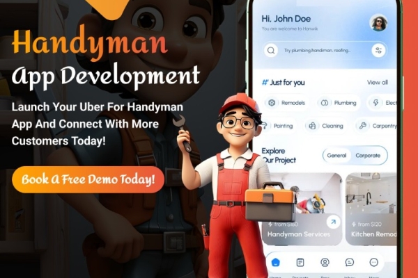 Get a Custom Uber for Handyman App Built by SpotnRides