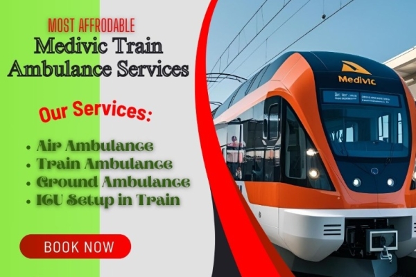 Use Medivic Train Ambulance Service In Bangalore With A Modern Medical Setup