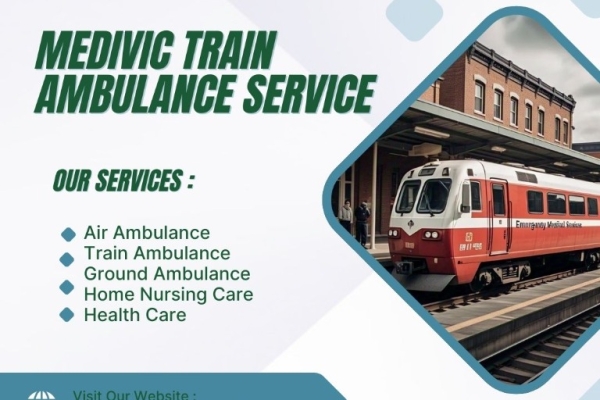 Medivic Train Ambulance In Delhi Is Known For Providing ICU Setup And Safe Travel