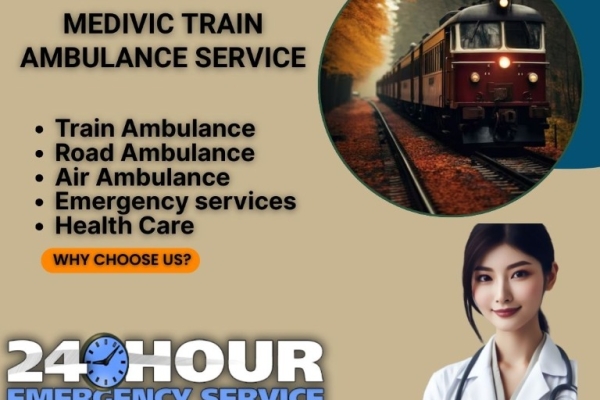 Medivic Train Ambulance In Lucknow Provides Complete Transportation with a World-Class Doctor