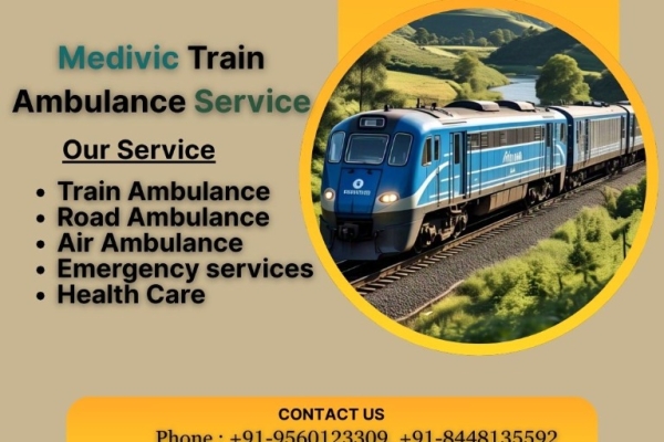 Medivic Train Ambulance Transports Patients with All Facilities in Varanasi