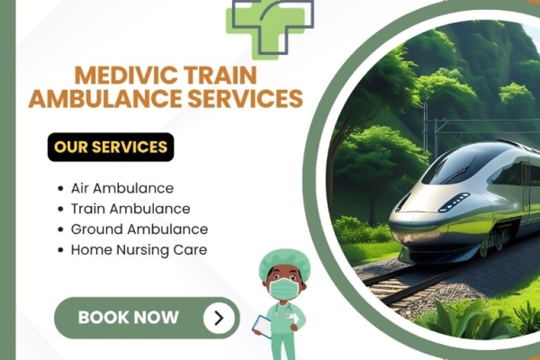 Medivic Doubtlessly Conveys Updates during Transit in Patna in a Train Ambulance
