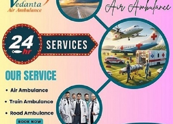 Vedanta Air Ambulance Service in Bhopal for Hassle-free Patient Transfer Service at Low Cost