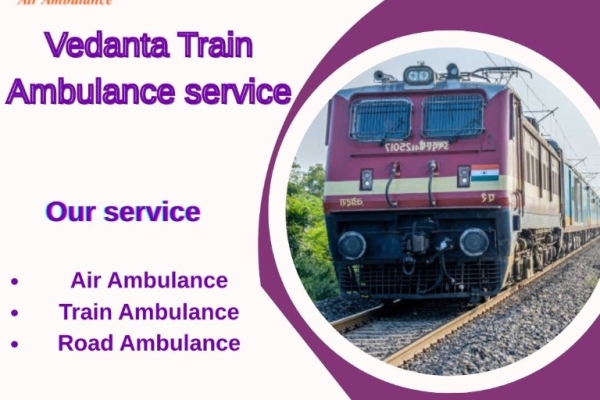 Vedanta makes sure they do all the necessary transit steps in a train ambulance in Kolkata