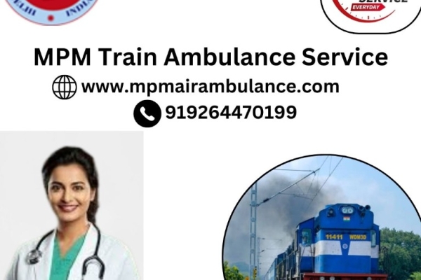 Use the High-tech MPM Train Ambulance Services in Indore with Life-Saving Medical Setup