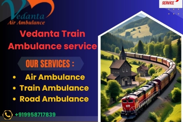 Vedanta provides stable operations and genuine transportation in Kolkata with its train ambulance