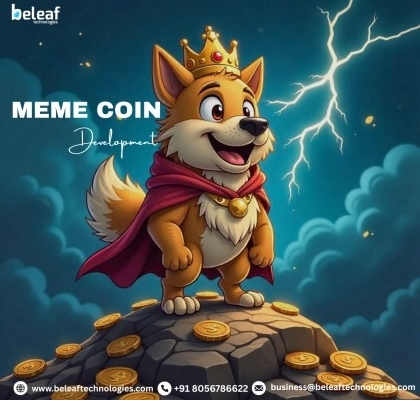 Custom Meme coin development - Beleaf Technologies