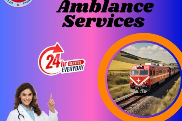 An Oxygen Facility is Provided to Patients in the MPM Train Ambulance in Raipur
