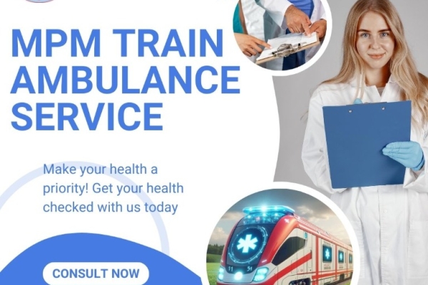 For the safest medical transportation in Bangalore, use MPM Train Ambulance