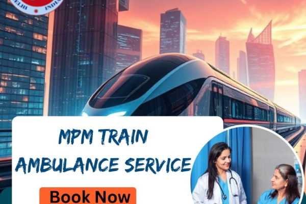 MPM Ensures Everything Is in Order in a Train Ambulance in Ranchi