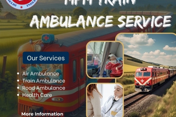 MPM Continue to Track Patient Transit Progress in Ranchi in a Train Ambulance