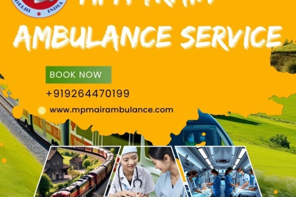 Book MPM Train Ambulance Service in Patna to transport your patient from one city to another