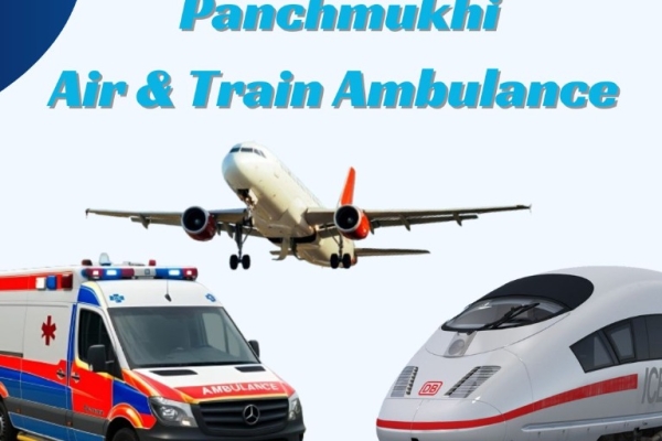 Choose Panchmukhi Train Ambulance for safe and reliable medical transportation in Delhi