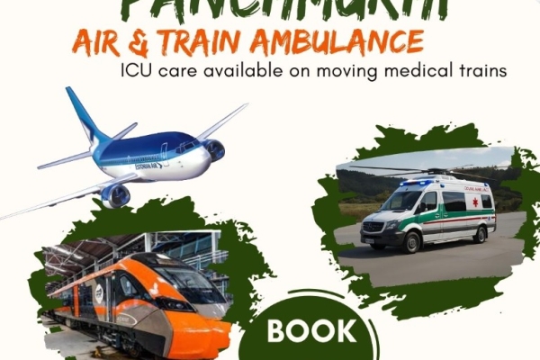 Choose the Risk-Free Panchmukhi train ambulance service in Ranchi with minimal redistribution charges