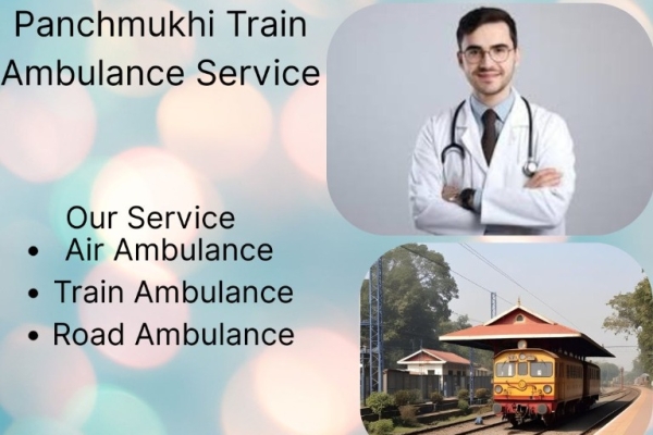 The Panchmukhi Train Ambulance is the fastest emergency medical transportation service available