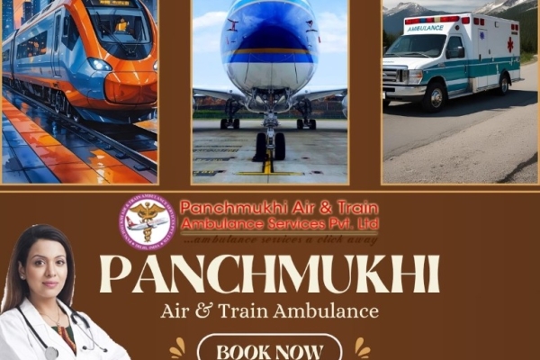 Panchmukhi manages transit efficiently in Ranchi by utilizing its train ambulance service, ensuring prompt responses