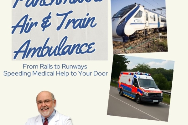 Use Panchmukhi Train Ambulance for risk-free medical transportation in Ranchi